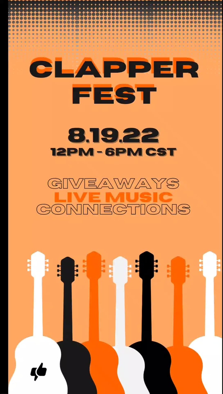 Whose ready for #ClapperFest August 19th from 12pm -6pm CST🎸🎵🤘 # ...